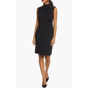 🩷 Harper Rose Tie Neck Sheath Dress size 6 Professional Work Dress Classy